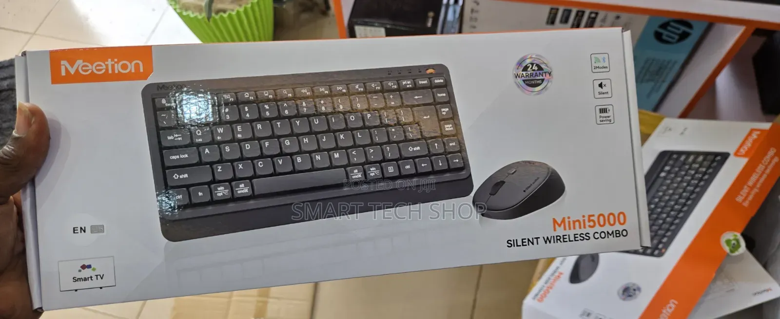 Meetion 5000 Mini Bluetooth and Wireless Keyboard for Smart TVS Etc