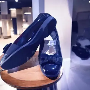 Flat Black Shoe