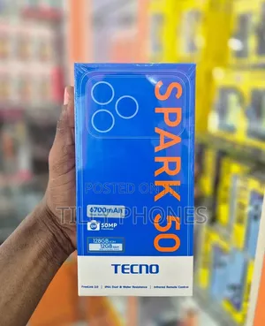 New Tecno Spark 50 128 GB Black