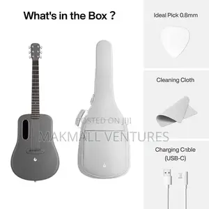 Lava Me 4 38 Inch Space Gray Carbon Fiber Guitar Complete Set