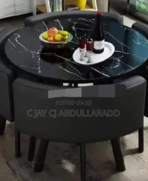 Dinner Table Set Up With 4 Chairs