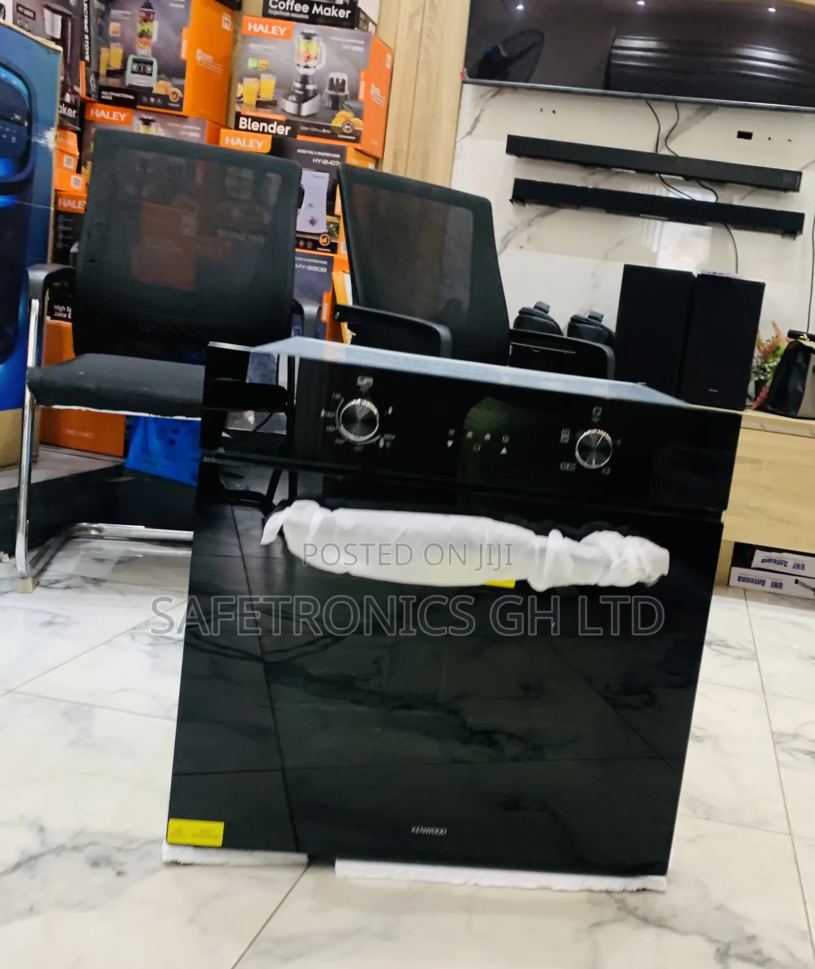 Exclusive Black Kenwood Black 60cm Electric and Gas Oven