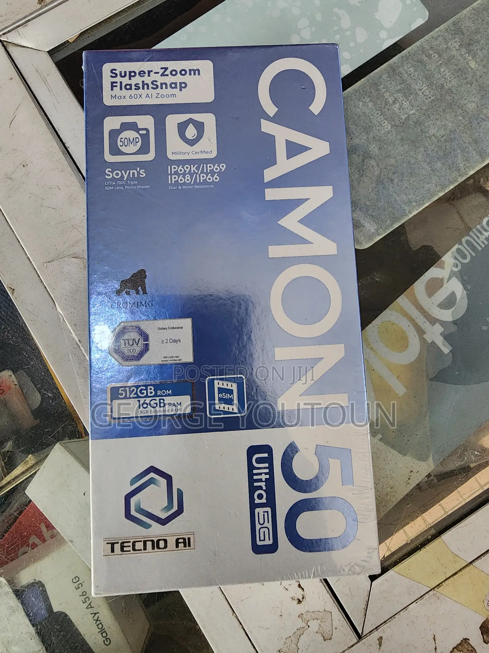 New Tecno Camon 50 Ultra 512 GB Black