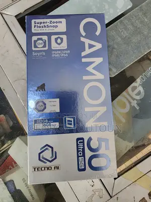 New Tecno Camon 50 Ultra 512 GB Black