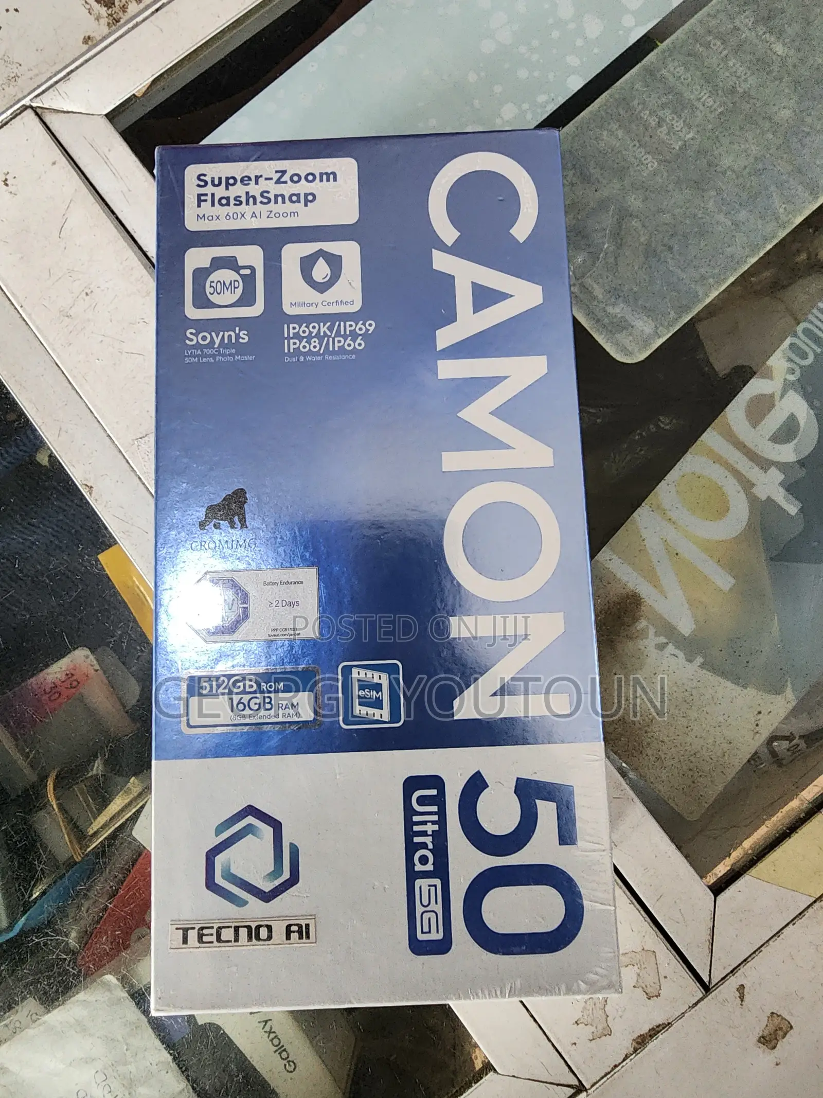 New Tecno Camon 50 Ultra 512 GB Black