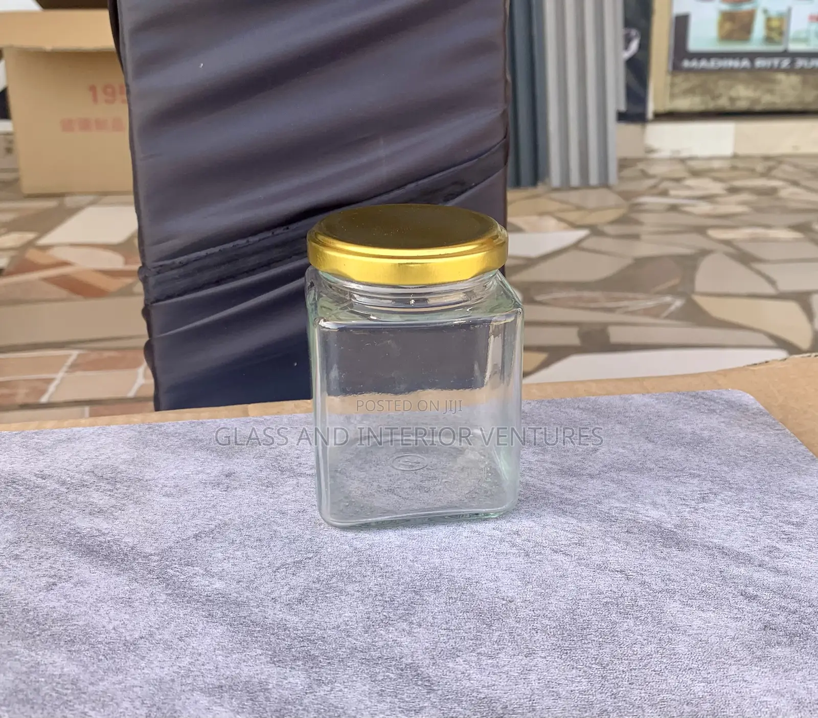 200ml Empty Square Jars/ Bottles