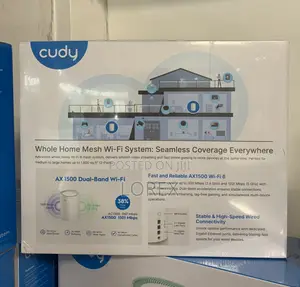 Cudy Dual Band Access Point 2 in 1 Pack Ax1500 Wifi 6 Mesh Wi-Fi