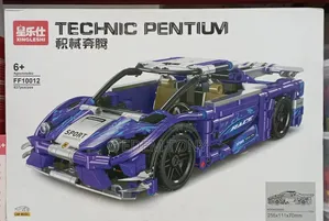 Jie Star Technic Pentium Purple Sports Car Model