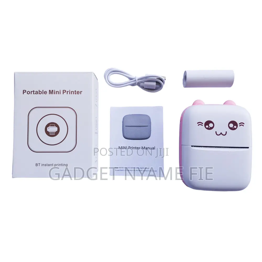 Hd Mini Thermal Inkless Wireless Bluetooth Printer - Phone Compatible