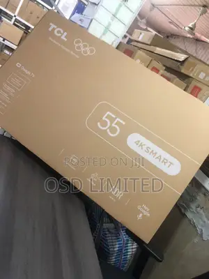TCL 55" Smart Tv: Vibrant HDR and Deep Contrast
