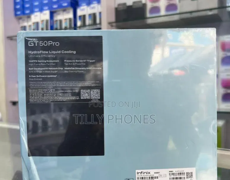 New Infinix GT 50 Pro 256 GB Silver