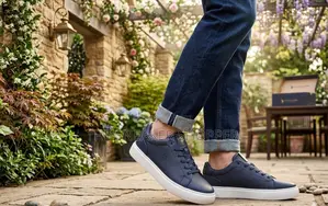 Polo Casual Blue and White Sneaker