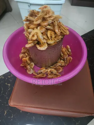 Fried Gborvilolo, Tilapia And Shrimps