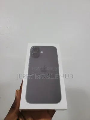 New Apple iPhone 16 256 GB Black