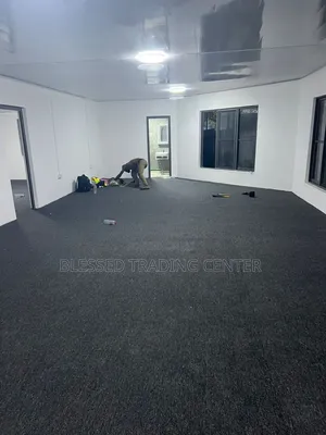 Office Carpet Industrial Dark Gray