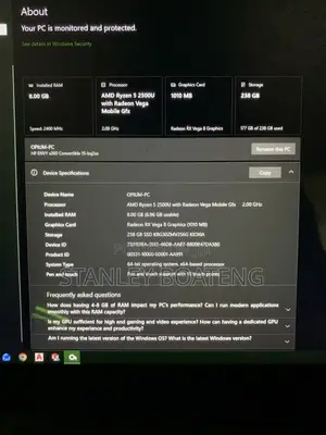 Laptop HP Envy 15-ep0xxx 8GB AMD Ryzen 5 SSD 256GB