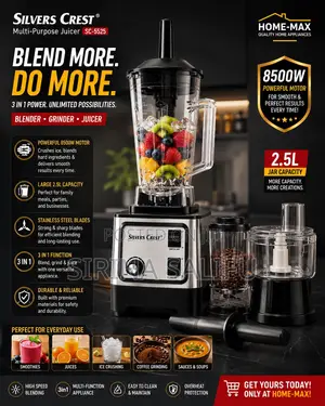 Original Silver Crest 4500w Commercial Blender