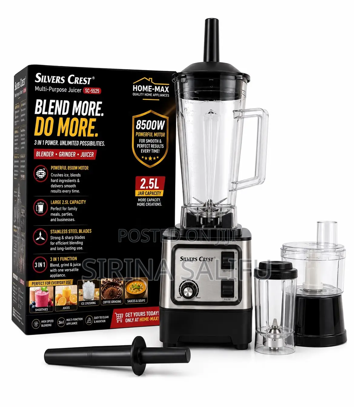 Original Silver Crest 4500w Commercial Blender