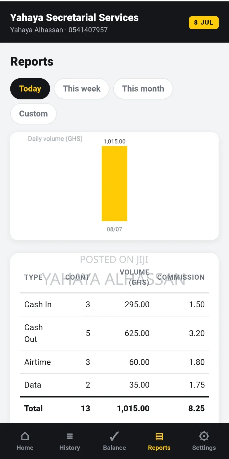 Mobile Money Management App
