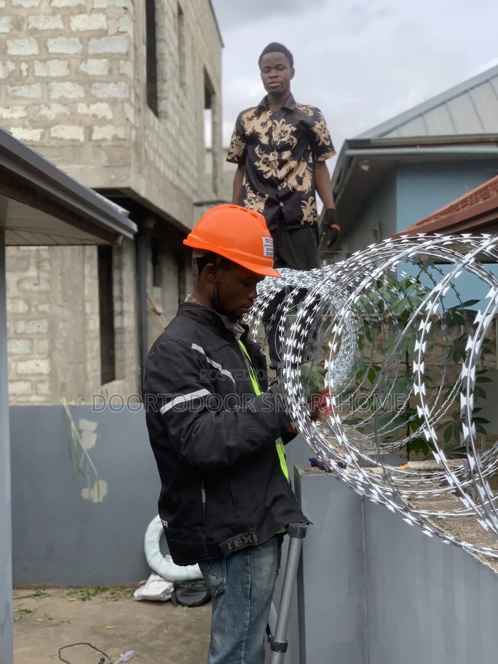 Razor Mesh Electric Fence Installation