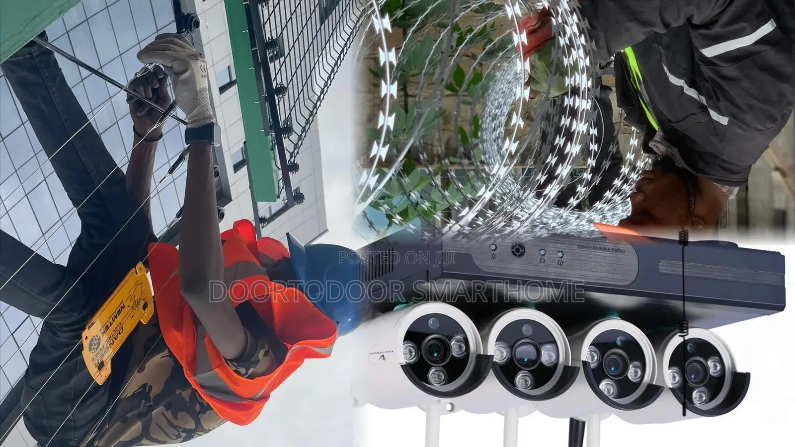 Razor Mesh Electric Fence Installation