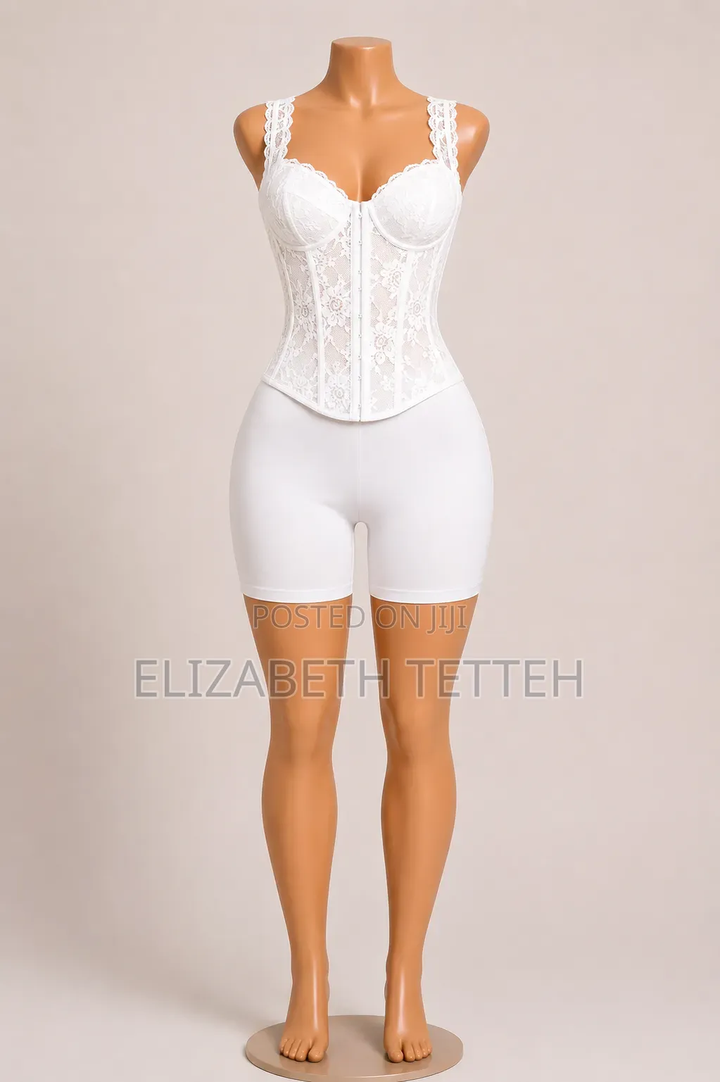 Corset Tops Biker Shorts