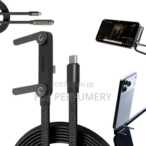 2 in 1 Invisible Holder Charger Cable 240w Fast Charging Cord