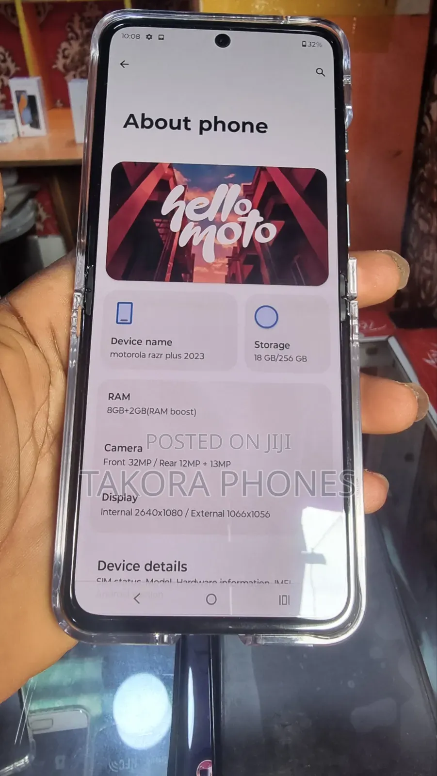 New Motorola Razr 40 Ultra 256 GB Gray