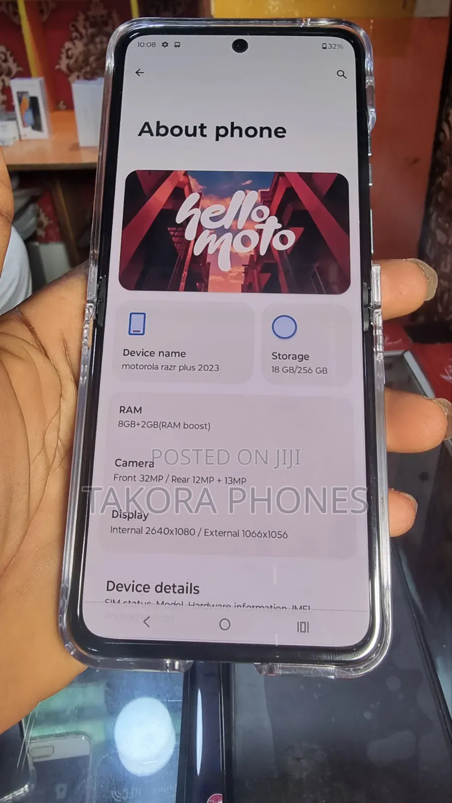 New Motorola Razr 40 Ultra 256 GB Gray