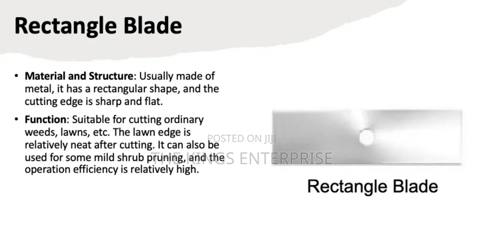 Brush Cutter Blade