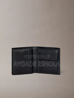 Calvin Klein Leather Slim Rfid Trifold Wallet