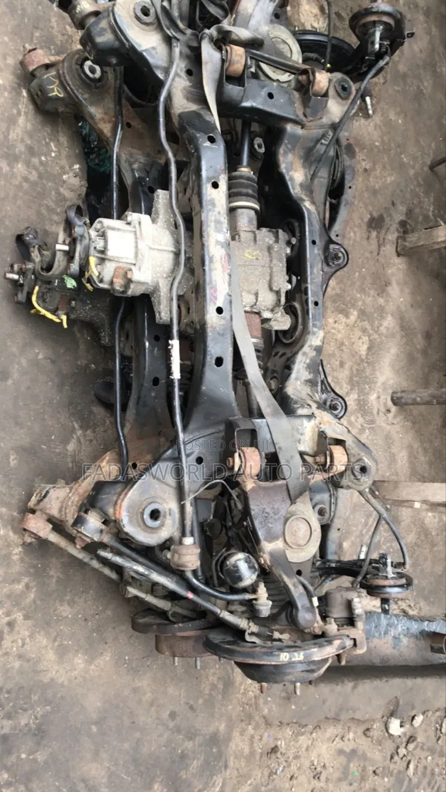 2014 Hyundai Santa Fe Back Axle Complete