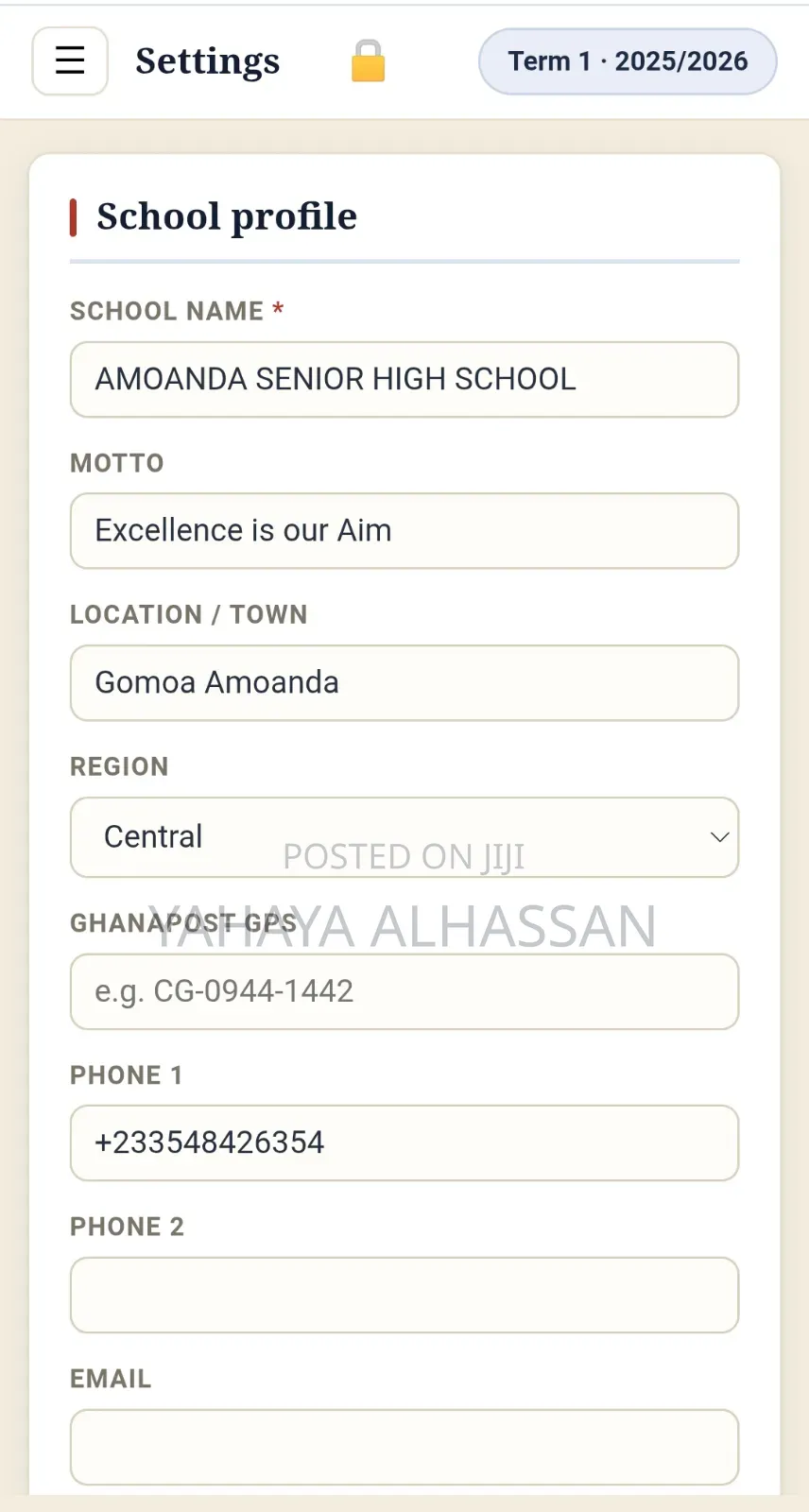 School Management System