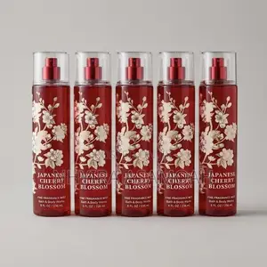 Bath Body Works Japanese Cherry Blossom Fragrance Mist (Pack of 5)