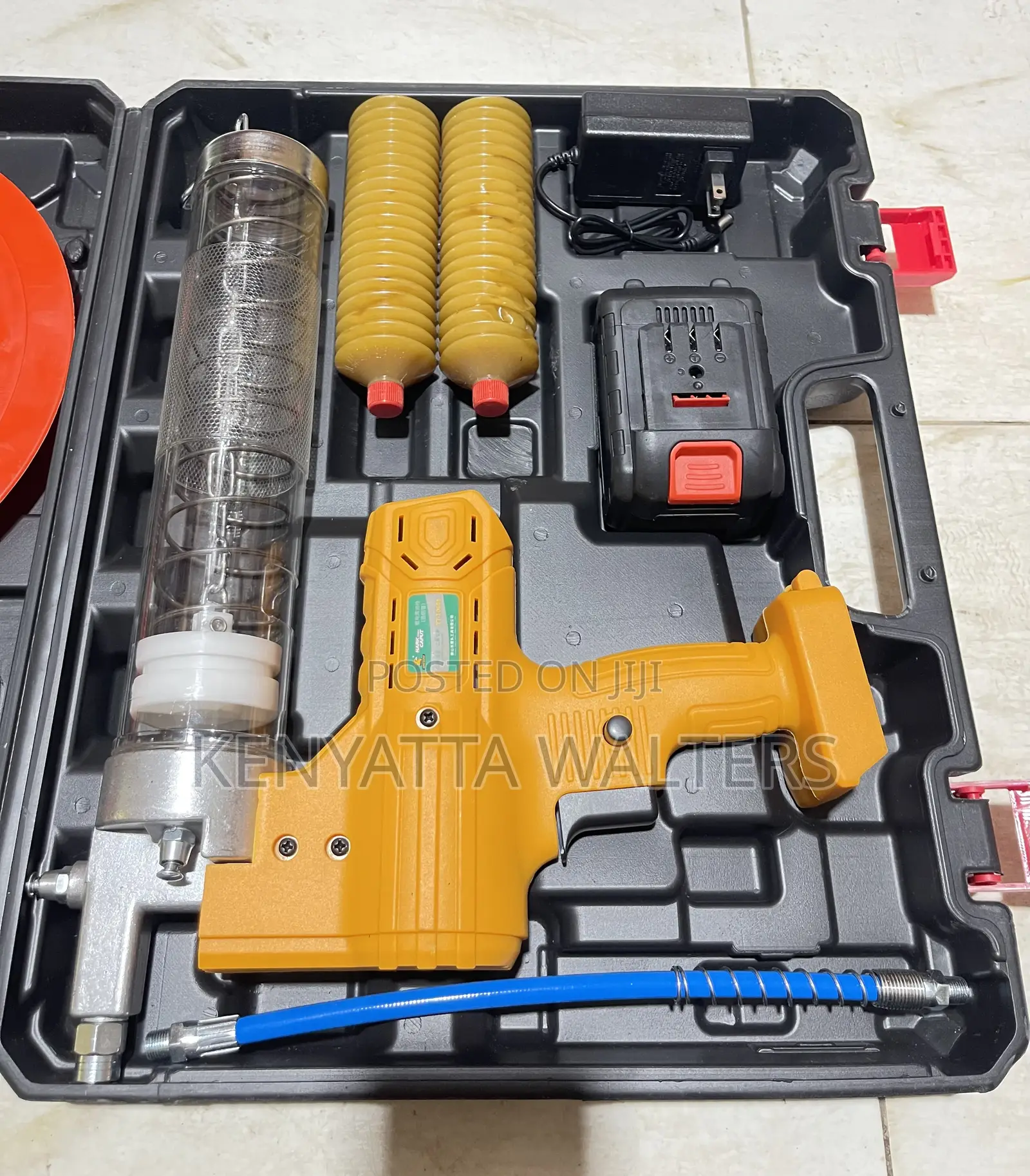 Lithium Ion Electric Grease Gun With 1pcs 21v Battery