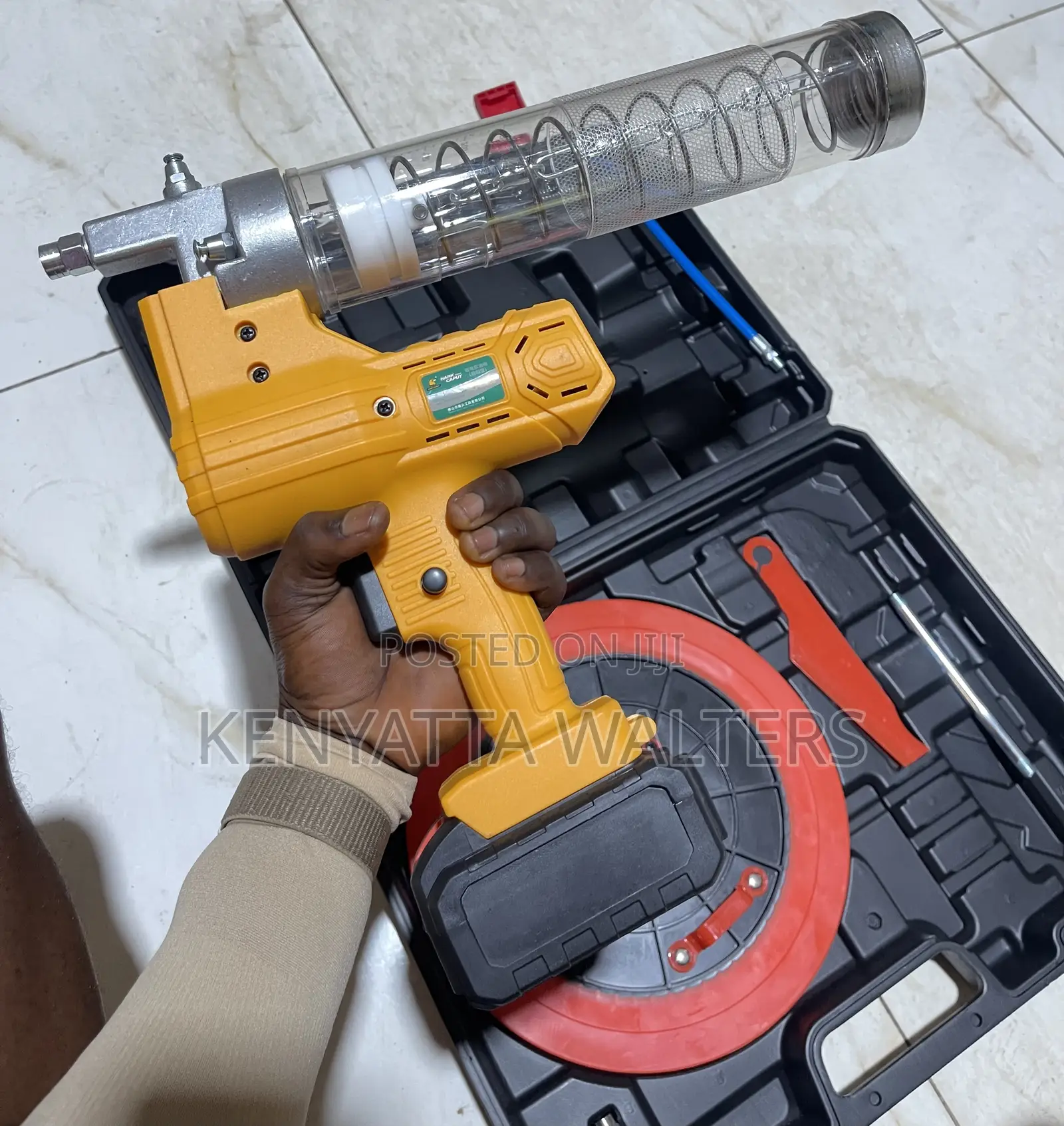Lithium Ion Electric Grease Gun With 1pcs 21v Battery
