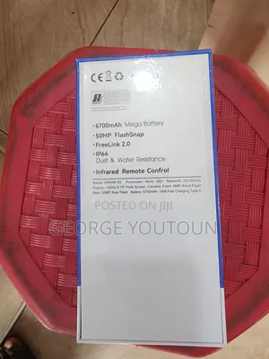 New Tecno Spark 50 128 GB Black