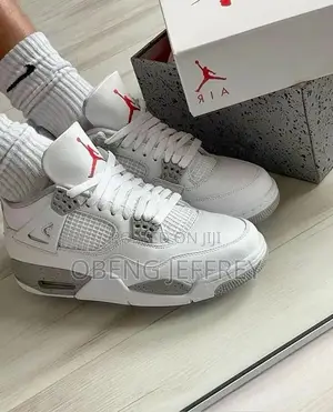 Original Nike Air Jordan 4 White Oreo