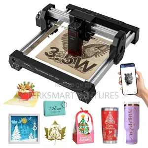 Atomstack Smart Mini 5w Laser Engraving Machine With Rotary Roller