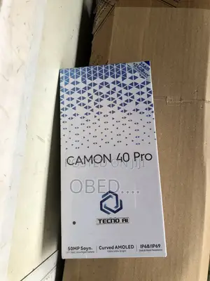New Tecno Camon 40 Pro 5G 256 GB Black
