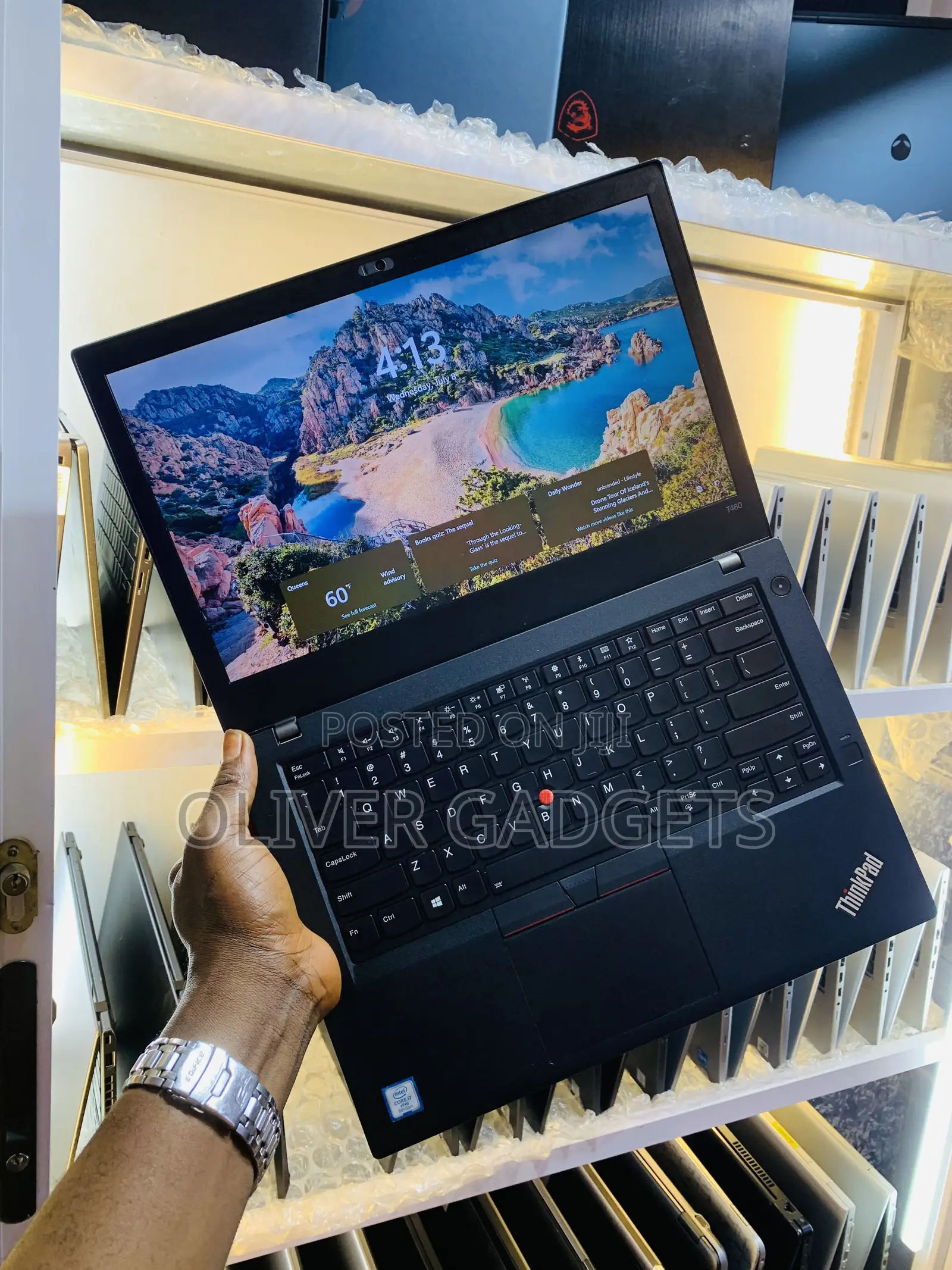 Laptop Lenovo ThinkPad T480 16GB Intel Core i7 SSD 256GB