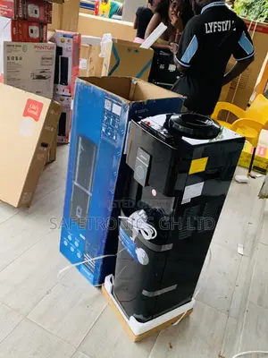 Ultra Modern Midea Water Dispenser With Refrigerator - Black