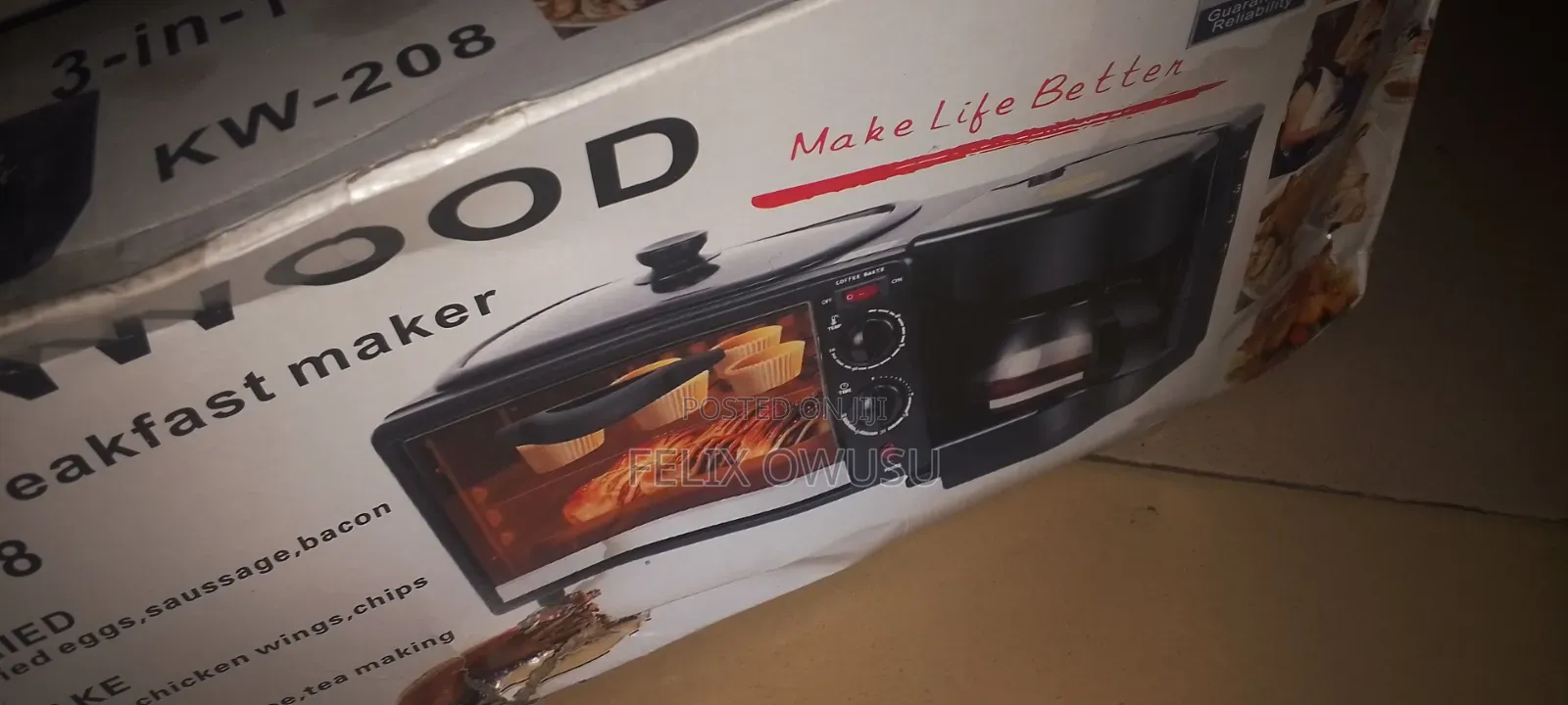 Kenwood 3 in 1 Breakfast Maker