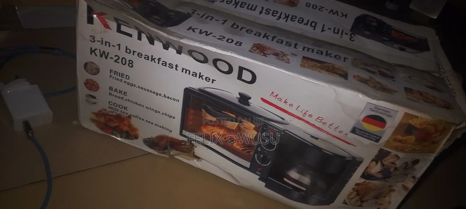 Kenwood 3 in 1 Breakfast Maker