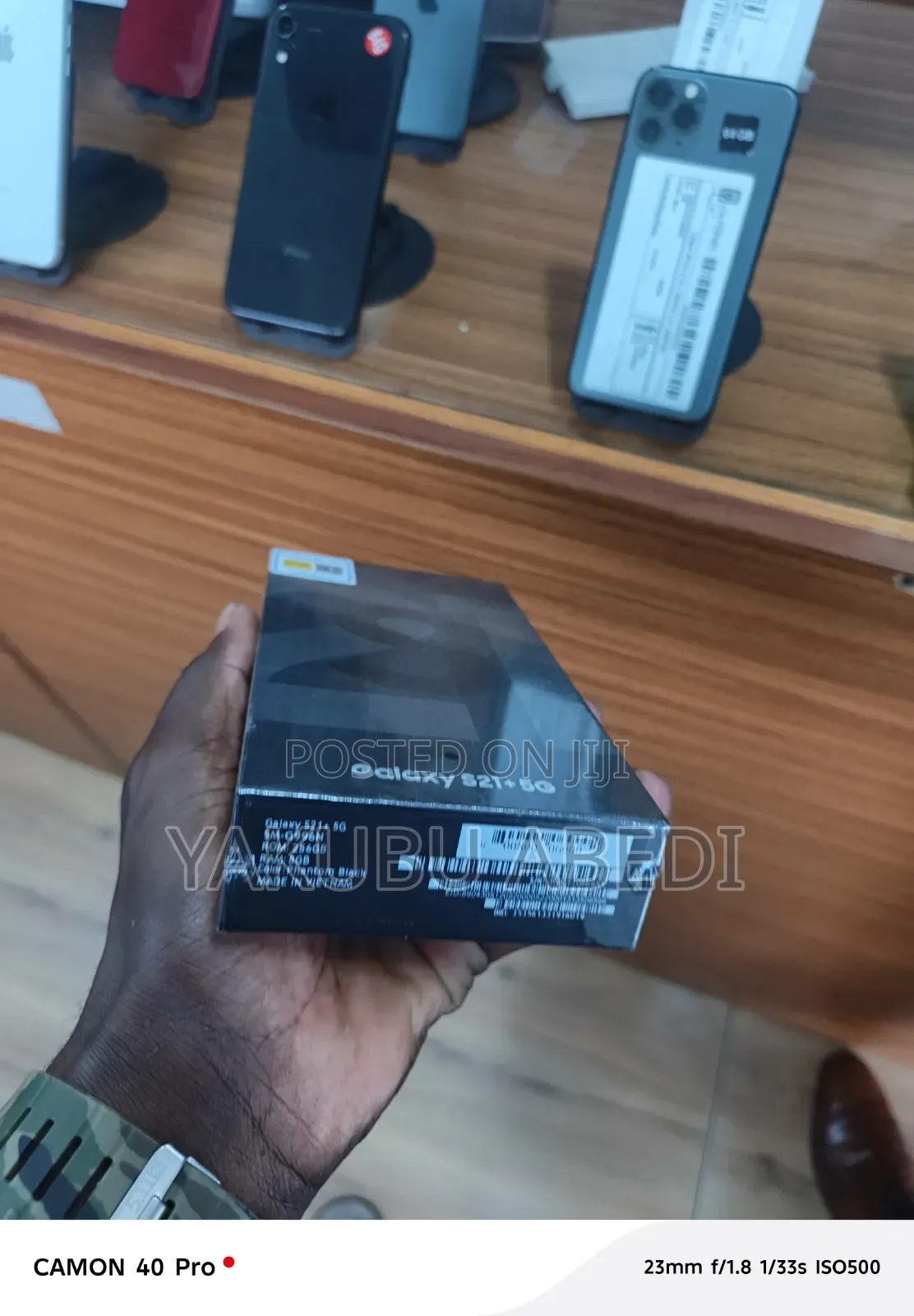 New Samsung Galaxy S21+ 5G 256 GB Black