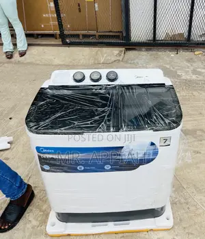Super Classic Midea 7kg Semi-Auto Washing Machine(Transparant Lid)