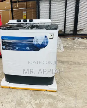 Extremely Durable Midea 7kg Washing Machine With Transparent Lid