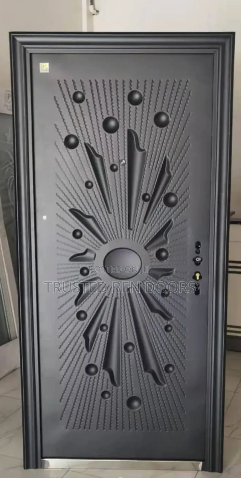 All Black Paladin Turkey Security Single Door