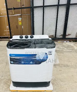 Super Quality Midea 7kg Washing Machine(White) Transparent Lid