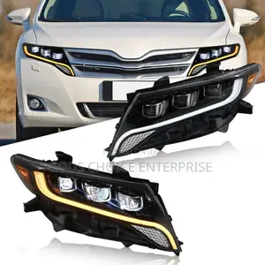 Complete Front Bumper and Headlight Toyota Venza 2009-2013